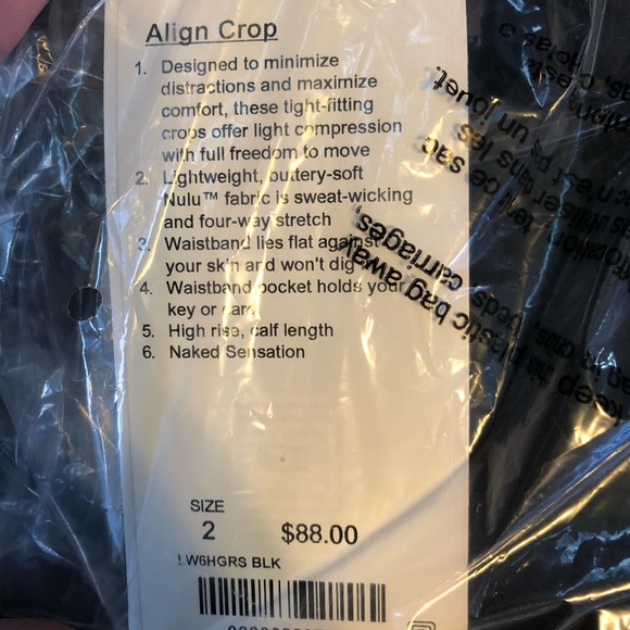 Lululemon Align Pant Crop - Picture 4 of 4